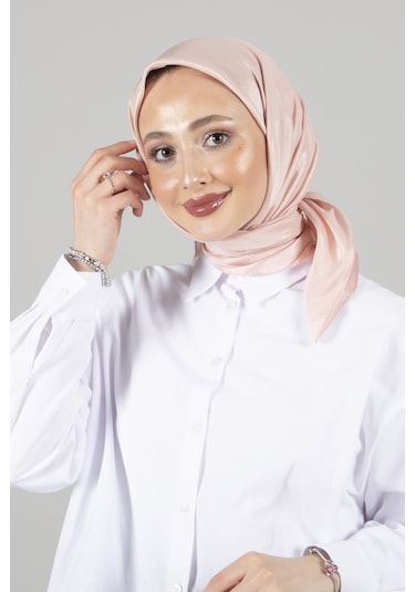 Latte Brisa Vual Eşarp /1196 - Pudra