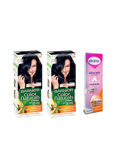 Garnier Color Naturals Set Boya 1 - 10 Gece Mavisi 2 Adet