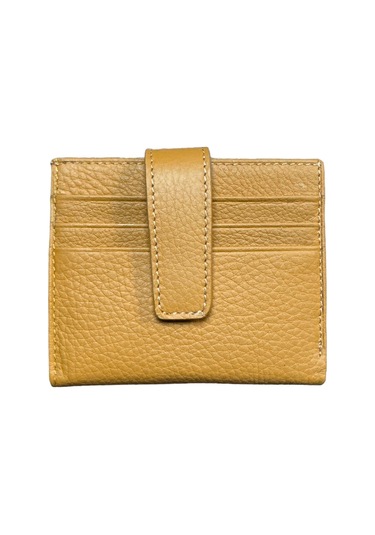 Monte Lui Mnt206 Deri Cüzdan Kartlık Hardal