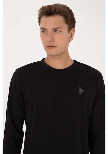 U.s. Polo Assn. Erkek Siyah Pijama Takım 50318602-vr046 Siyah