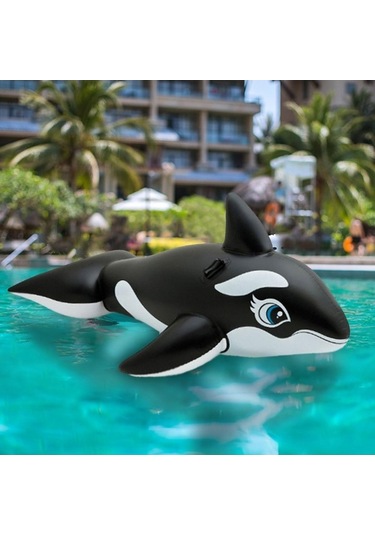 Ganzhoushop Suntek Su Şişme Şamandıra Canlı Renkli Eğlence Havuz Çok Balina 193x119cm Tj Çok Renkli