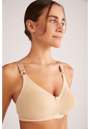 Kom Carol Siyah Toparlayıcı Pamuklu Sütyen 001