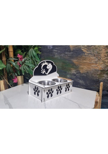 Ahşap Mama Kabı Kedileriniz Için El Yapımı