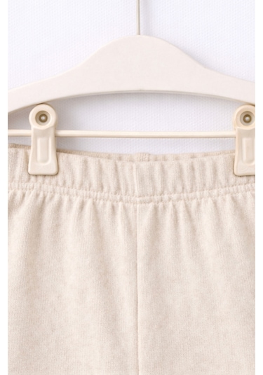 For My Baby Basic Bebek Şortlu Takım Bej