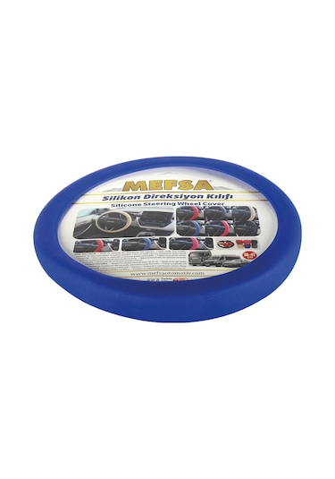 Mavi Silikon Direksiyon Kılıfı