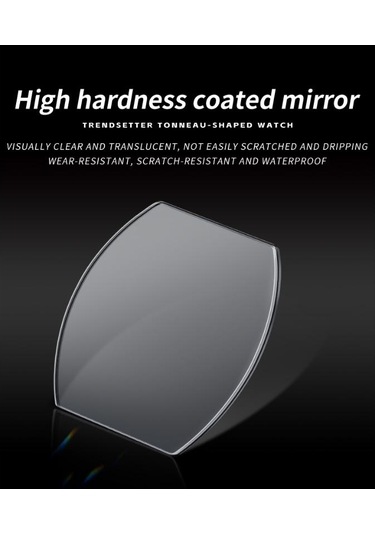 Olevs Top Marka Erkek Kuvars Saat Lüks Elmas Şık Paslanmaz Çelik Tonneau Kadran Su Geçirmez Işıldayan Erkek Kol Saati Altın - Siyah