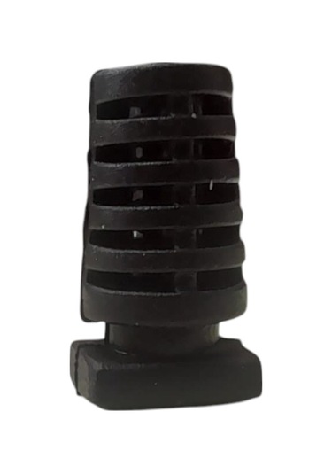 100 Adet - Sr Modeli 3.6 Mm Delikli Kablo Koruma Klipsi Siyah Renk, Esnek Plastik Malzeme