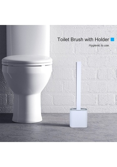 Fortunelane Esnek Tpr Fırçalı Tuvalet Temizleyici - Pratik Saklama, Hijyenik Kullanım