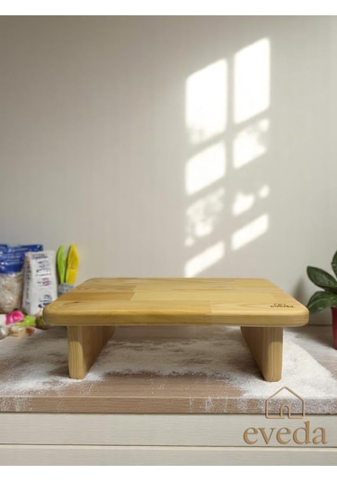 Eveda Ahşap Ayaklı Kesme Tahtası