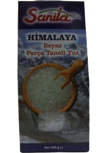 Sanita Beyaz Himalaya Parça Tuzu 500 G