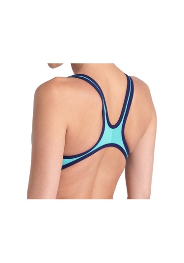 One Big Logo One Piece Kadın Mavi Yüzücü Mayosu 001198840 1525396 Mavi