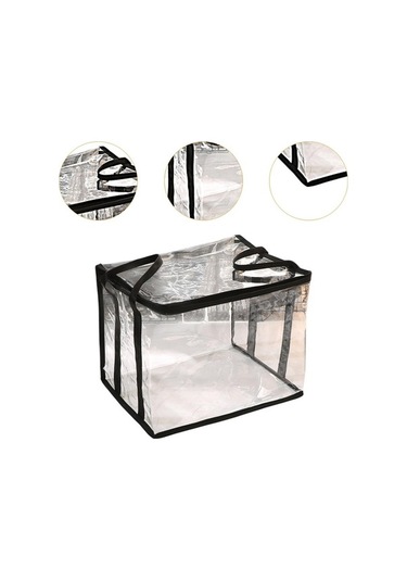 Trendooze Kitap Düzenleyici Toz Geçirmez Taşınabilir Siyah Siyah