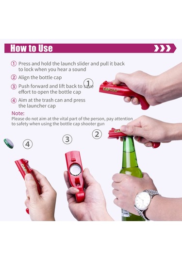 Teltree Eğlenceli Kapak Fırlatmalı Şişe Açacağı: Hem Pratik Hem De Eğlenceli