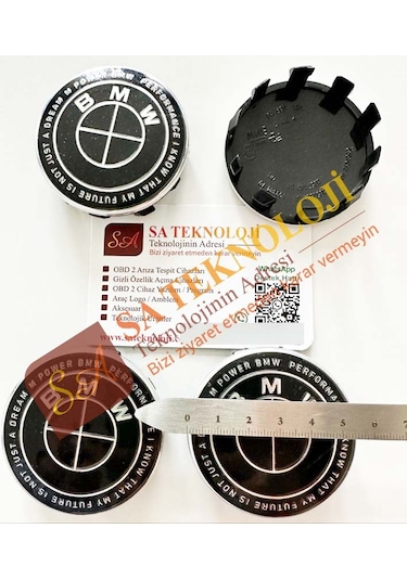 Bmw Jant Göbeği Logosu 56 Mm Newworld56mm Full Siyah