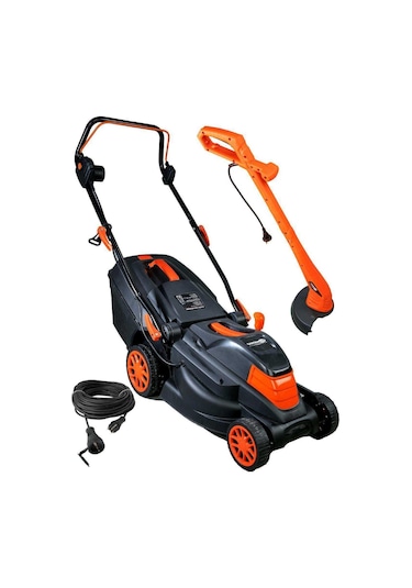 Garden Pro ZF6102 1600 W Çim Biçme Makinesi + Kenar Kesme + Uzatma Kablosu 20 MT