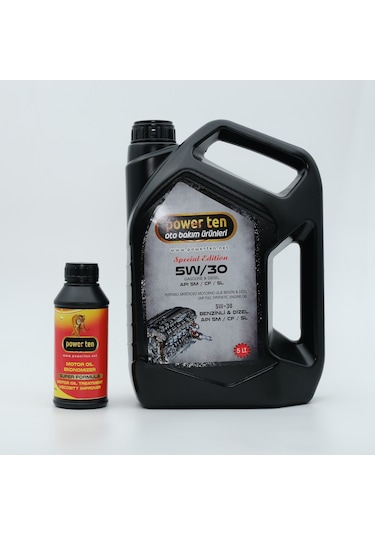 POWERTEN 5w30 Motor Yağı 5 LİTRE + Motor Yağ Katkısı 