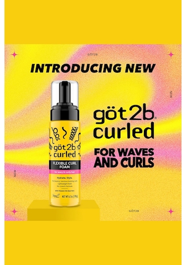Got2b Curled Esnek Bukle Belirginleştirici Saç Köpüğü 190gr