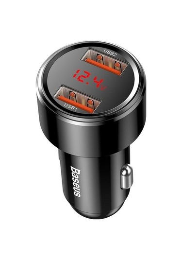 Maoyaya Baseus 45w Hızlı Şarj Araç Başlık N11.590 Dual Çıkışlı Usb Siyah Trendooze 4.0.3.0 Kh