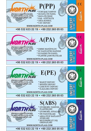 Plastik Elektrot - Kaynak Çubuğu - Kaynak Teli Abs-Pa-A-Pp-Pe-