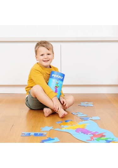 Crocodile Creek Dev Kule Puzzle 30 Parça Dinozor