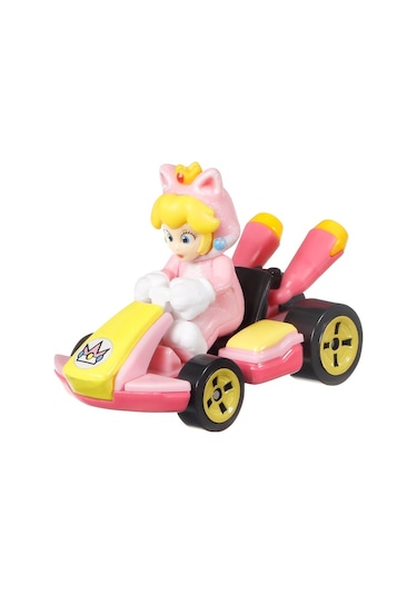 Armağan Oyuncak Hot Wheels Mario Kart Karakter Araçlar Cat Peach GRN13