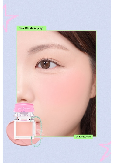 Ciltte Kremden Pudra Dokuya Dönüşen Allık Perıpera Tok Blush Keycap 04 Ready To