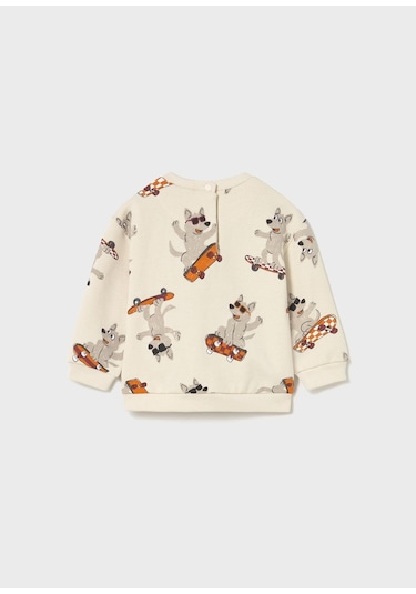 Mayoral Erkek Bebek Sweatshirt Bej