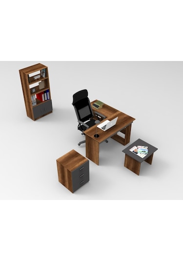 Robinhome Robin Home Boston L Ofis Çalışma Masası Ofis Büro Takımı Masa Seh