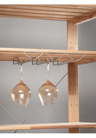 İlwi Mutfak İçin Asılı Kadeh Tutucu 3 Ad 430654596 Gri