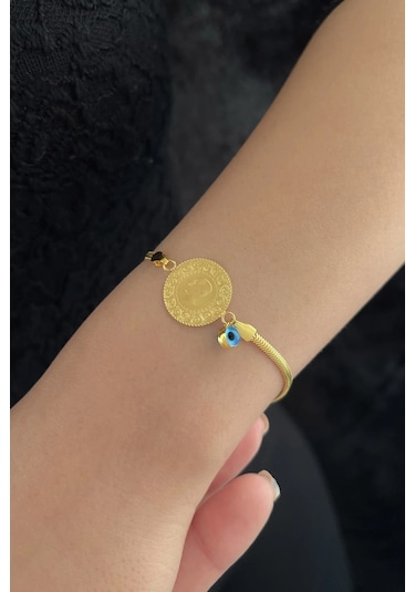 Fiyonk Kuyumculuk Yeni Çeyrekli 14 Ayar Altın İtalyan Bileklik 001