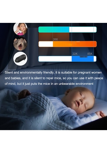 Ultrasonik Sivrisinek Kovucu Çok Fonksiyonlu Elektronik Böcek Kovucu Uk Fiş Beyaz , Boyut:uk Fiş