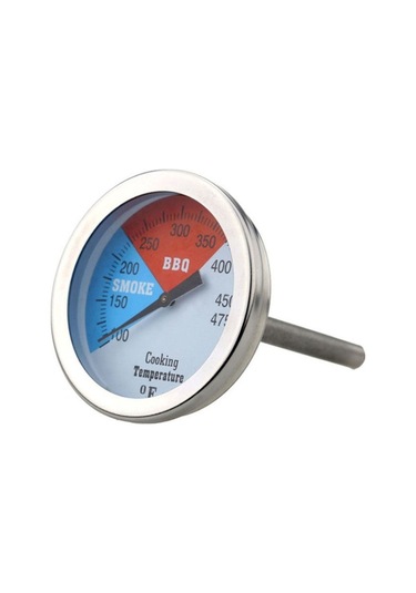 Fortunelane Bbq Isıtıcı Fırın Sıcaklık Ölçer, 100-475 F, Paslanmaz Çelik, Kolay Kurulum, 2.5 İnç Göbekli