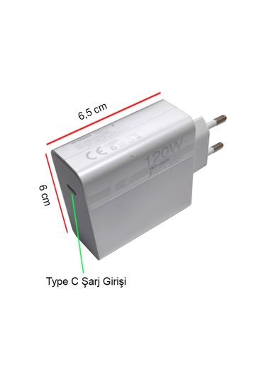 Yk Design YK-SR63 120 W Type -C Hızlı Şarj Cihazı