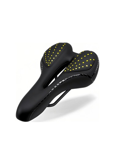 Yaozixa Yeşil Bisiklet Seli, Orta Bölge Boş Ve Něnli Tasarım, Yüksek Yoğunluklu Silikon, Pu Deri, Dayanıklı Ve Konforlu, Mtb Ve Genel Kullanım Yeşil