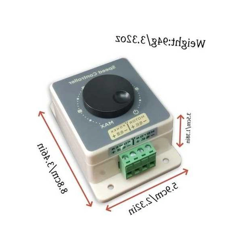 Trendooze 20a Pwm Dc Motor Hız Regülatörü 10-60v Dijital Gösterge Kompakt Endüstriyel