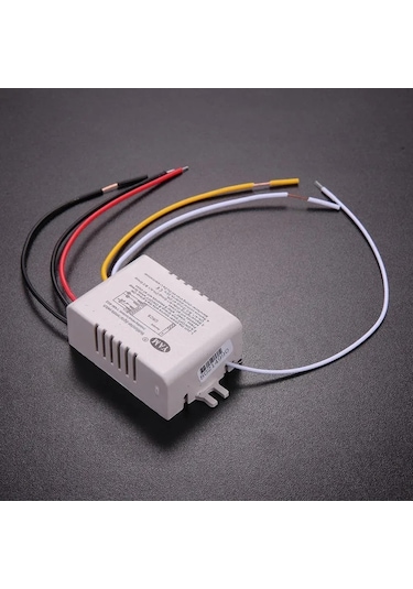 Dofolink 220v İki Yollu Uzaktan Kumanda Anahtarı - Aydınlatma Cihazlarını Ayrı Ayrı Kontrol Et - Kolay Kurulum - 30m Mesafe