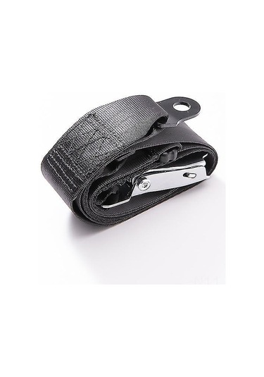 Aubyhe Universal Uygulanabilir 1280mm-850mm Uzunluk Ayarabilir İki Noktalı Uçak Koltuk Emniyet Kemeri