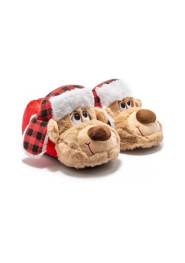 Twigy Goldi Erkek Hayvanlı Panduf Bej 41/46 CC0505 Bej