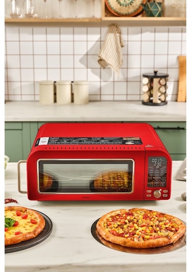 Karaca Vintage Craft 2000 W Pizza Makinesi Ve Airfryer