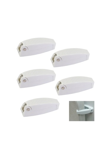 5 Adet Plastik Kampçı Kapı Kilidi Karavan Kapısı Plastik Kilidi Bagaj Kapağı Karavan Karavan Kampçı Seyahat Bagajı İçin Plastik Kilit