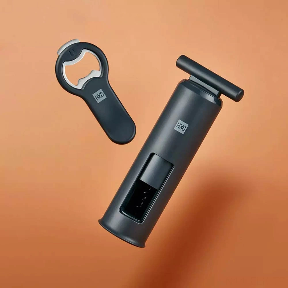 Xindoker Stainless Steel Ve Abs Mutfak Bar Restoran Çanak Açıcı: Ergonomik Tasarım, Manyetik Kapak Tutucu, Kolay Kullanım Siyah