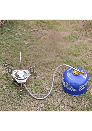 Tenfowee Lixada Taşınabilir Kamp Ocağı Ve Adaptörü - Yüksek Performanslı Outdoor Pişirme Çözümü Çok Renkli