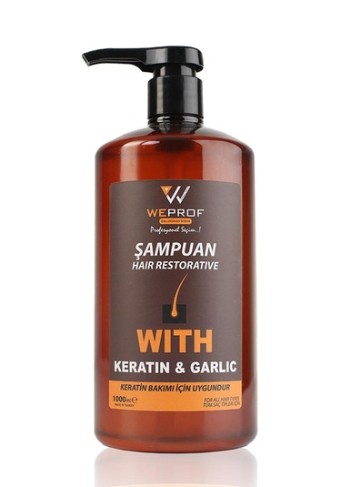 Weprof Keratin&garlic Tuzsuz Şampuan Zayıf - Yıpranmış