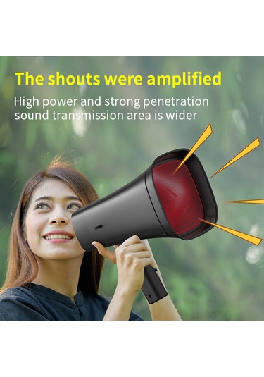 Hfambition Kırmızı Dv-680 Güneş Enerjili El Tipi Mikrofon: Bluetooth, Ses Kaydı, Işık Fonksiyonu Ve 8w Çıkış Gücüyle Dış Mekan Hoparlörü 10"