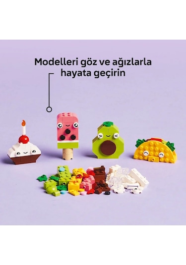 LEGO® Yaratıcı Yiyecek Arkadaşlar 11039 - 4 Yaş ve Üzeri Çocuklar için Hayal Gücünü Geliştiren Yaratıcı Oyuncak Yapım Seti (150 Parça) LEGO® Yaratıcı Yiyecek Arkadaşlar 11039 - 4 Yaş ve Üzeri Çocuklar için Hayal Gücünü Geliştiren Yaratıcı Oyuncak Yapım Seti (150 Parça)