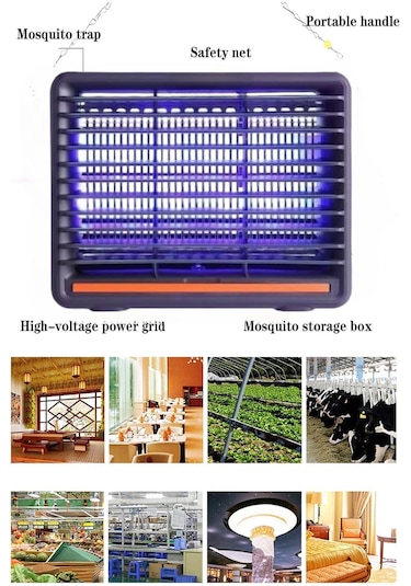 Sinek Kapanı Uv Sinek Tuzağı Füme Kasa Elektrikli Kara Sinek Öldü