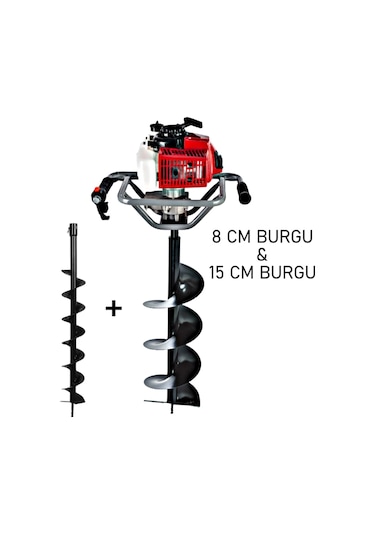 Ablacks C-52 Toprak Burgu Makinesi 8 - 15 CM Çift Burgulu