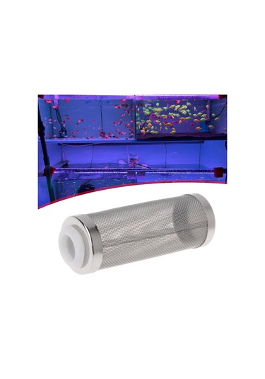 Homyl Akvaryum Filtresi Örgü Giriş Koruyucu Net, Paslanmaz