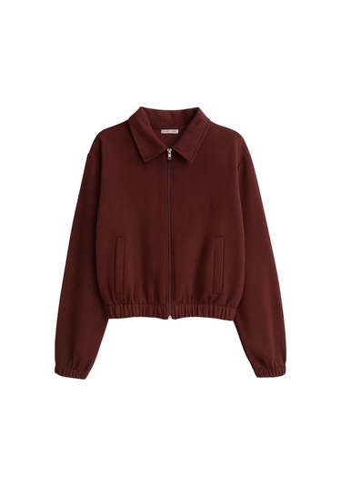 4764 Kadın Basic Fermuarlı Fitilli Örme Selanik Ceket Mürdüm Mürdüm 4764 Kadın Basic Fermuarlı Fitilli Örme Selanik Ceket Mürdüm Mürdüm