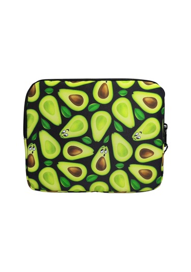 Jacbag Açık Yeşil Avokado Üç Cepli Tablet Telefon Not Defteri El Çantası - Kız Çocuk/kadın Tablet Kılıfı